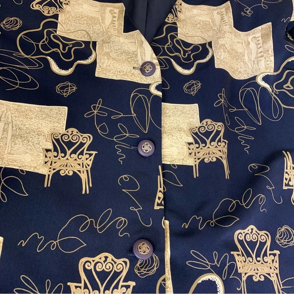 Vintage 90s Y2K Art To  Wear Womens Oversized Blazer No Size Tag - Picture 5 of 11